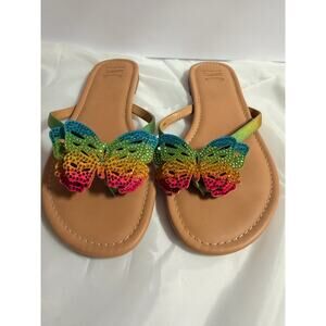 I.N.C. International Concepts Women's Marsha Butterfly Flip-Flop Sandals 8M